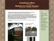 Tablet Screenshot of casablancawest.com